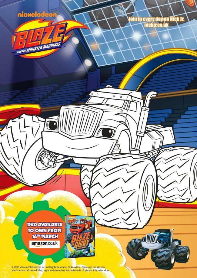 Blaze and the Monster Machines: Blaze of Glory DVD Release 14th March 