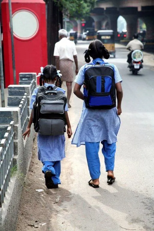 would-you-let-your-children-walk-to-school-alone-walking-together-to-school Would you let your kids walk to school on their own?