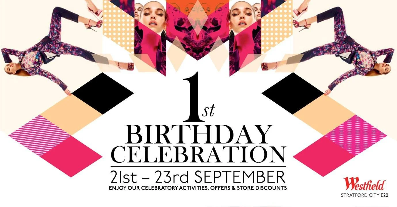 Westfield Stratford City Shopping Centre Birthday Party