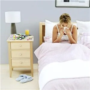 Kids arguing, and mum heads off to bed - ill!