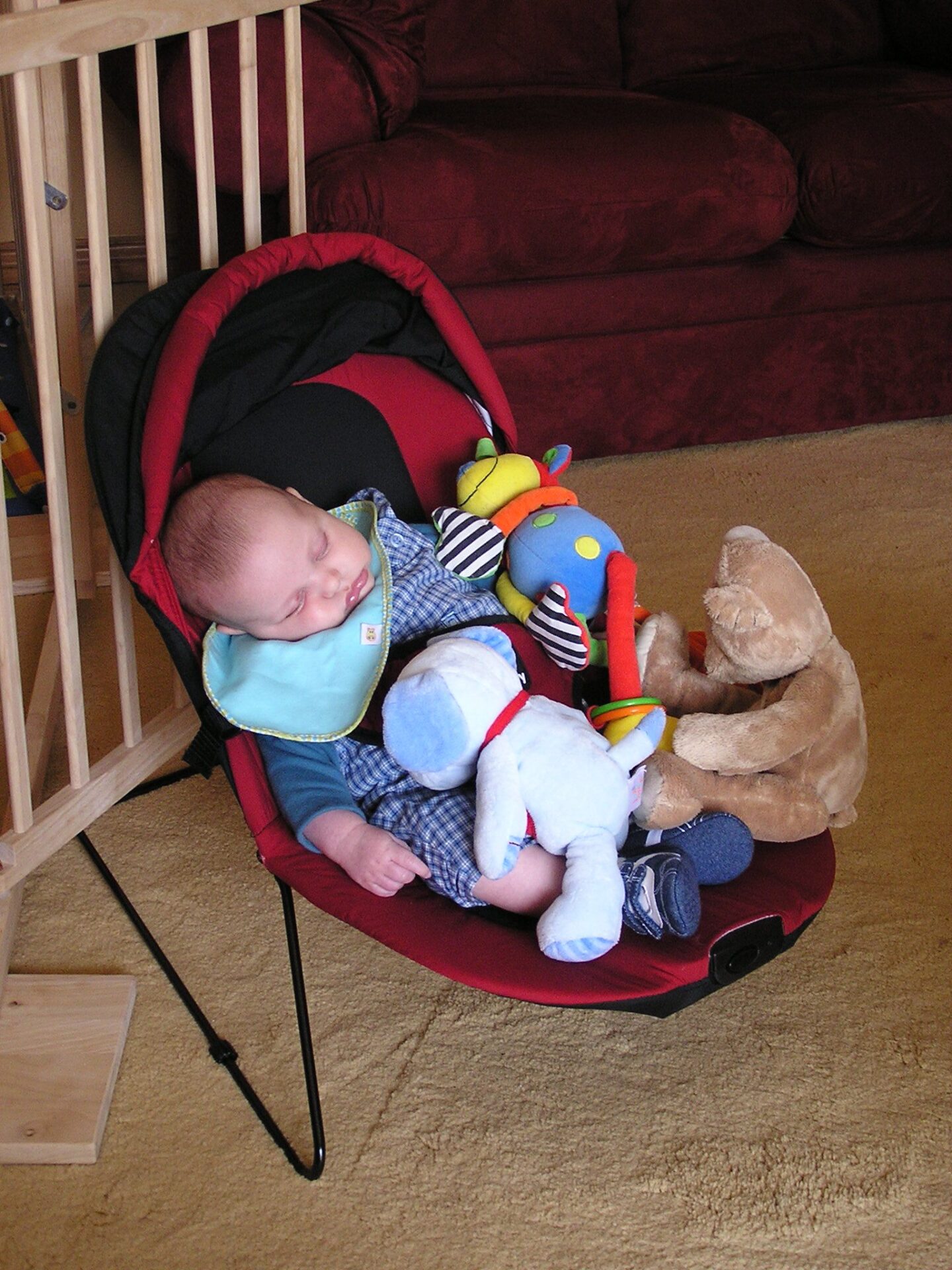 Reflux in babies; Sleeping upright seemed to help a lot