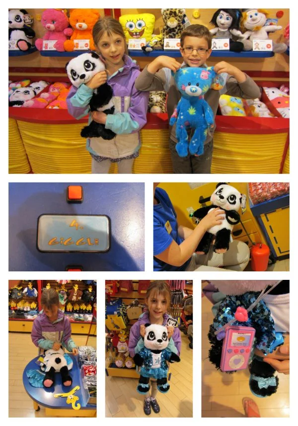 Build a Bear Panda Collage