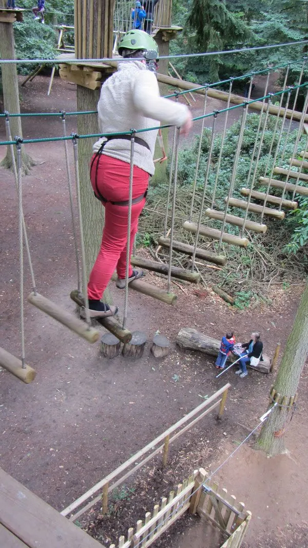 Go Ape Thetford: Swinging