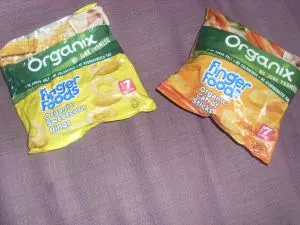 Weaning: Organix finger food