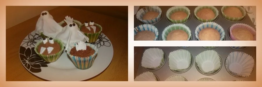 Monster halloween cupcakes
