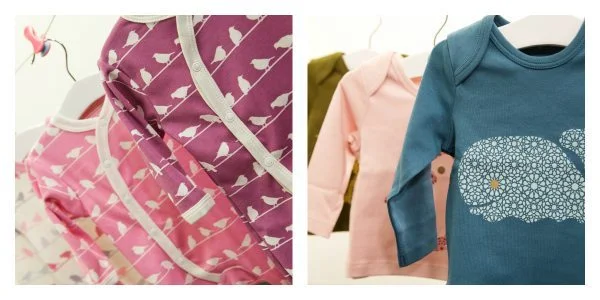 Organic baby clothes: examples