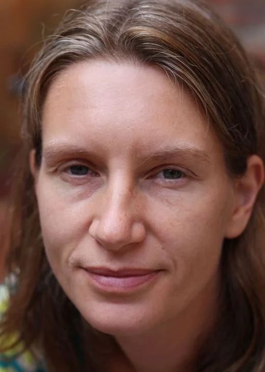 A close-up of an individual.