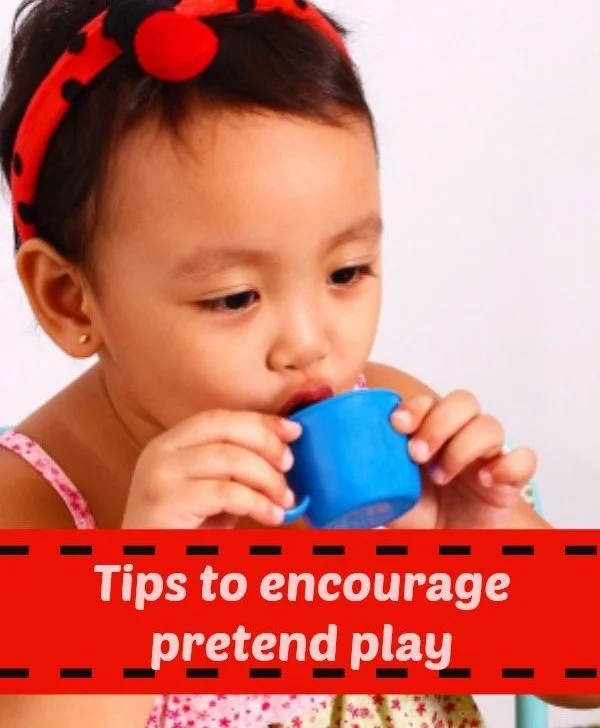 How do we encourage pretend play? We have some resources to helkp you - come link your blog posts up too!