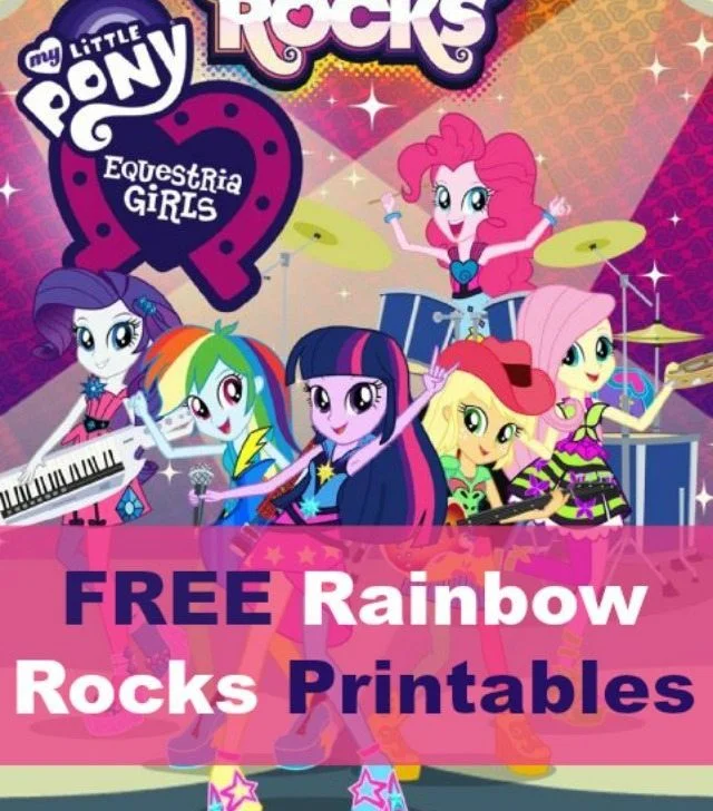 The Equestria Girls are back in a full length movie - Rainbow Rocks - and we have some great colouring sheets for you to download for free...any why not?