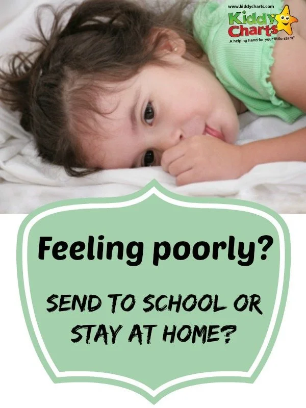Do you have a sick child? How do you make that call between sending your child to school or staying at home?
