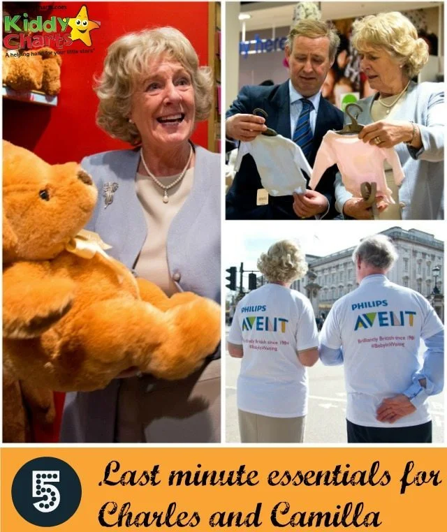 Even royalty needs those lastminute presenets for their grandchildren! We spotted Charles and Camilla out and about buying for the new Royal Baby, but what do we recommend they get...anything from soothers, to baby bouncers, and clothes pegs!