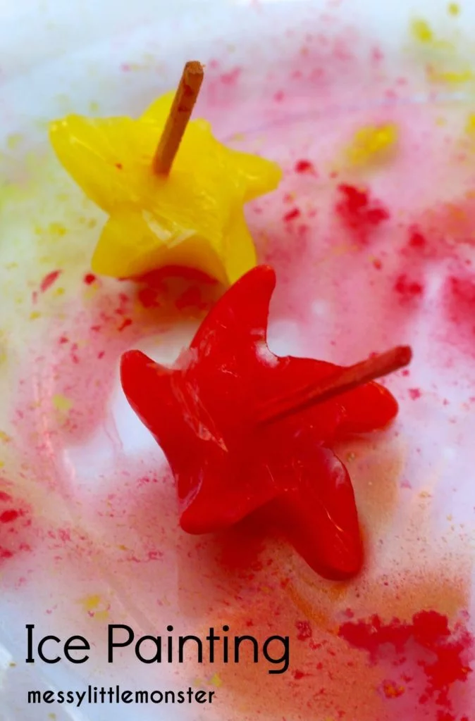 We have had great fun with our brightly coloured ice paints and our taste safe ice paints are perfect for little ones who put everything in their mouths.