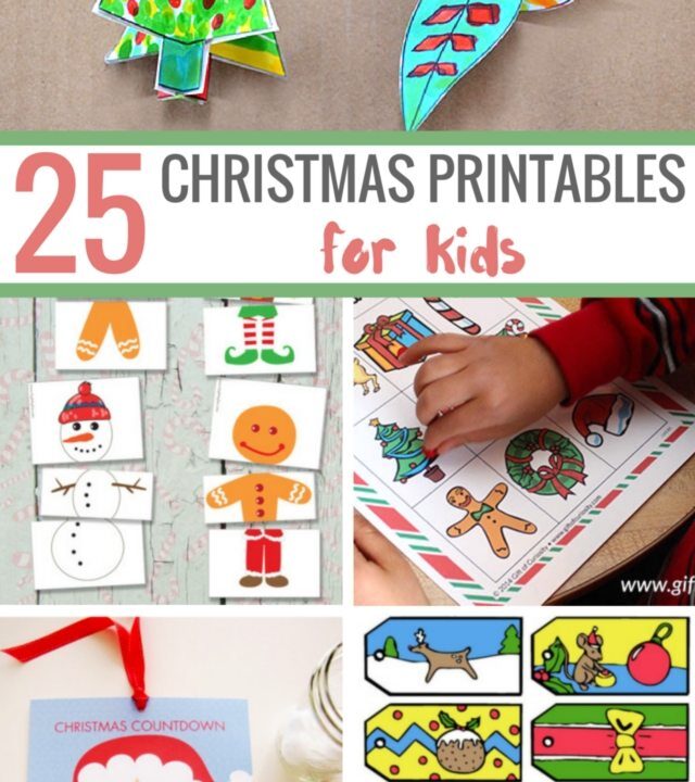 25 Christmas Printables For Kids