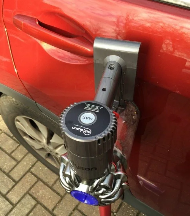 Our Dyson Total Clean won't be getting a tougher job than our Honda car!