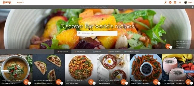 If you are after some gorgeous recipes, then look no further than Yummly!