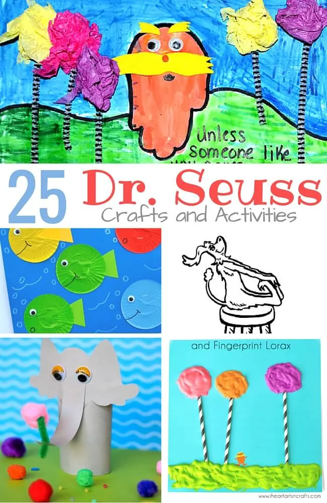 25 Dr Seuss activities and crafts for little ones