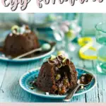 In this image, KiddyCharts.com is promoting the use of Easter chocolate egg fondant for a family Easter dinner.