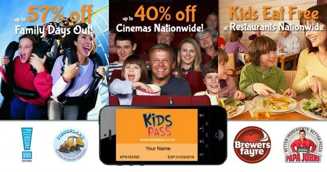 Pay £1 and get kids to eat free in many top UK restaurants across the UK!