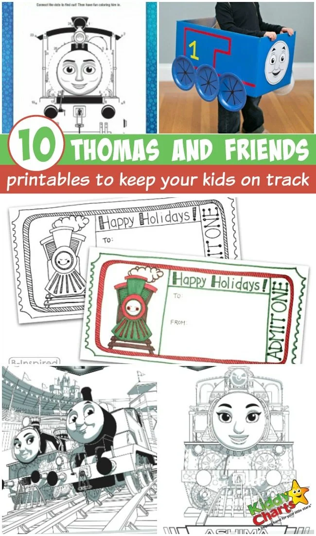 Thomas and Friends printables to keep your kids on track