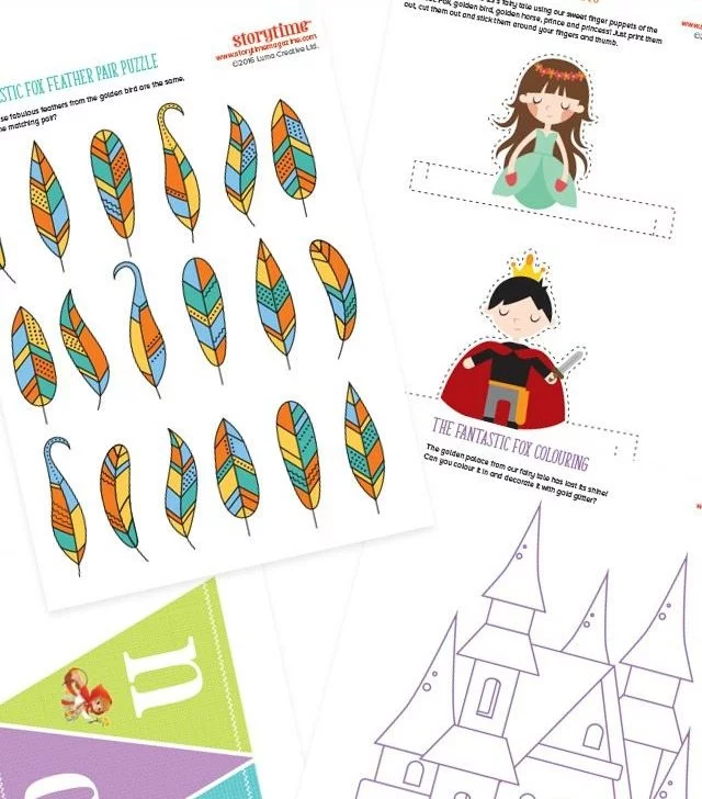 Free Fantastic Fox printables from Storytime