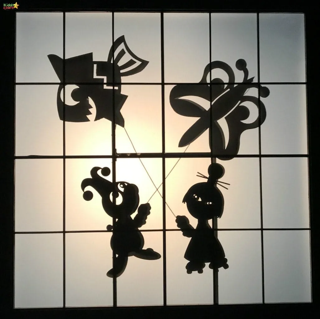 Efteling has some enchanting touches - including these lovely silouettes.