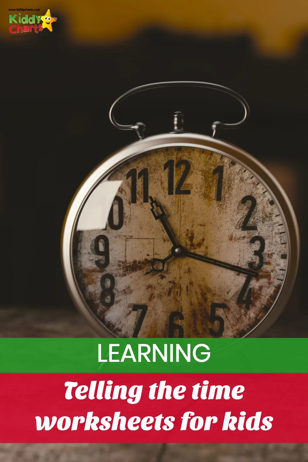 Amazing free learning to tell the time worksheets for kids #learning #time #kids #homeschool