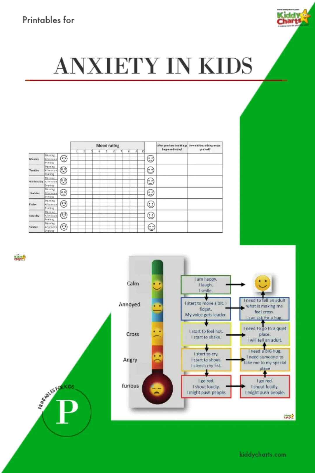 We have some amazing printables on anxiety in kids to help them to talk through their emotions...check them out. #kids #anxiety #printables