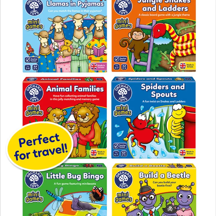 In this image, there is a description of a board game with a jungle theme that involves matching llamas in their pyjamas, collecting animal families, and playing a twist on Snakes and Ladders.