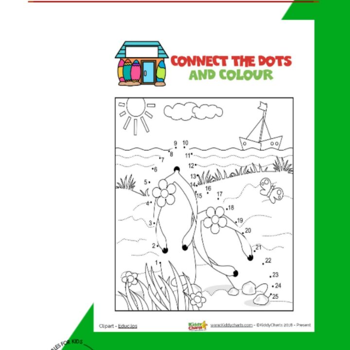 Summer activities for the kids - free printables, a connect the dots this time, and more on the site #summer #printables #kids