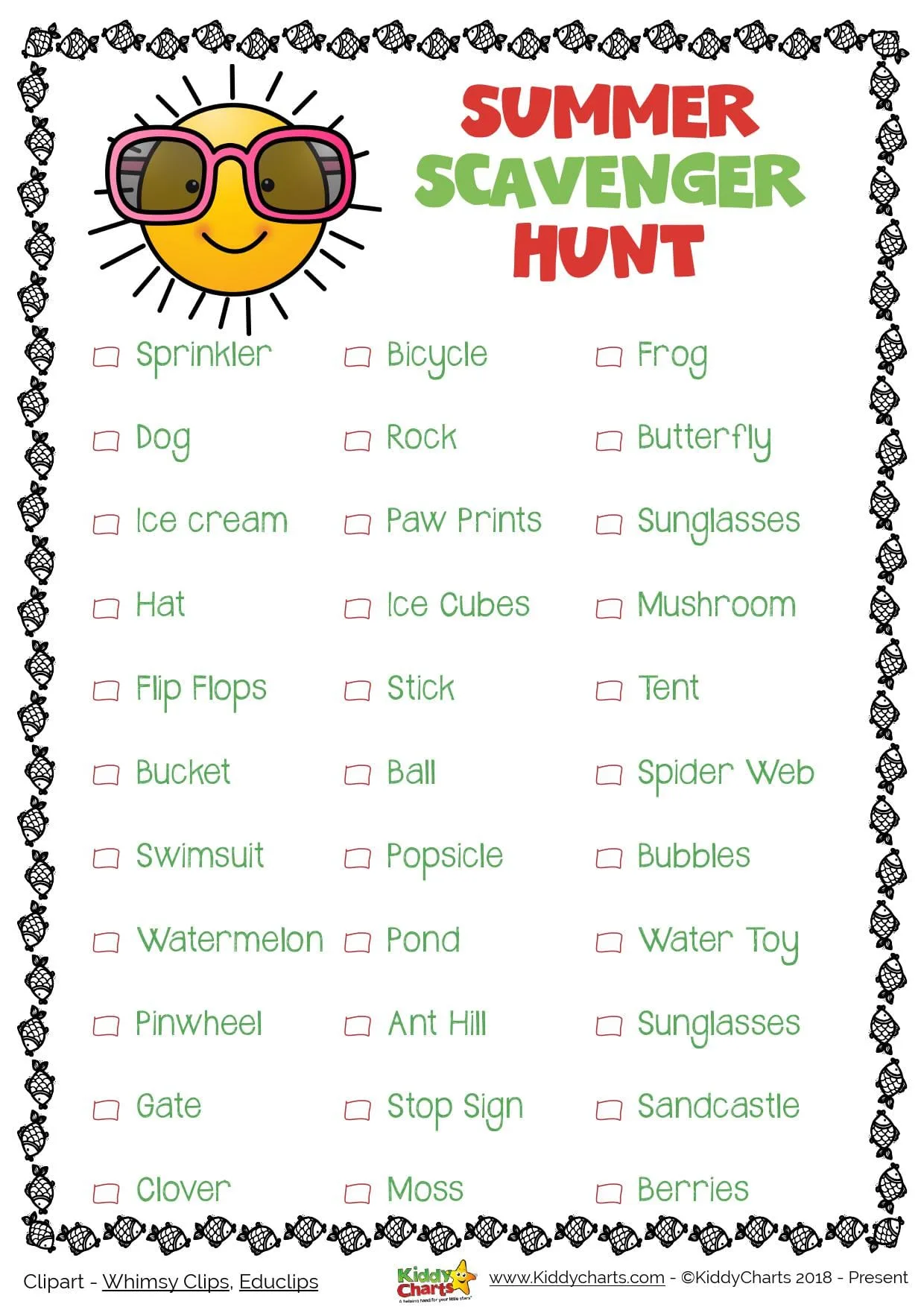 adult scavenger hunt clipart