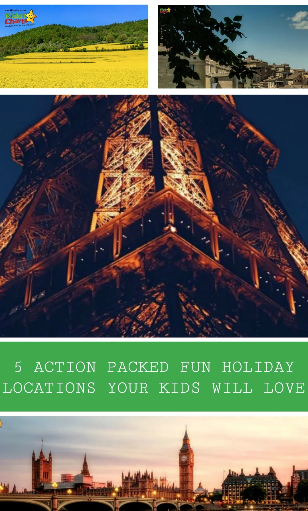 We've got 5 great ideas for holidays with the kids; check them out they might surprise you!