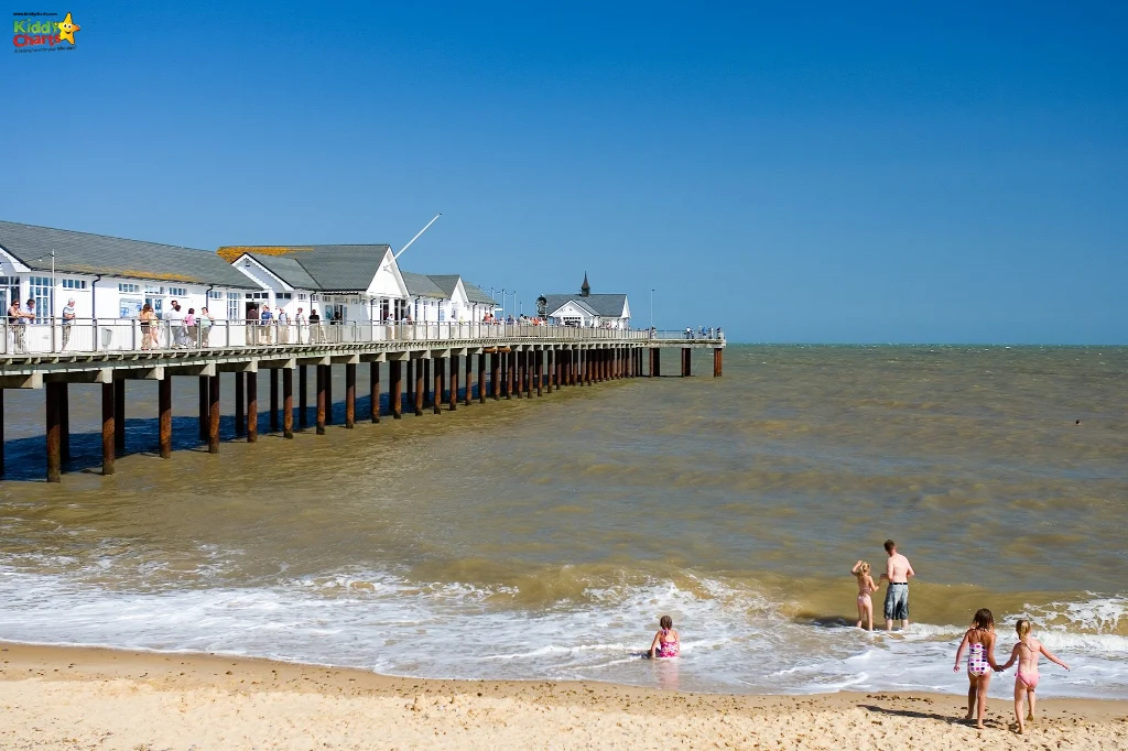 Southwold pier is a great place to visit in Norfolk with kids - check out our other ideas too #norfolk #uk #travel #kidstravel