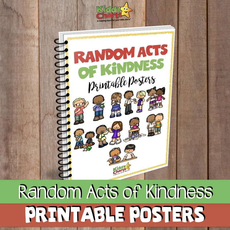 Random acts of kindess printable posters and ebooks for children