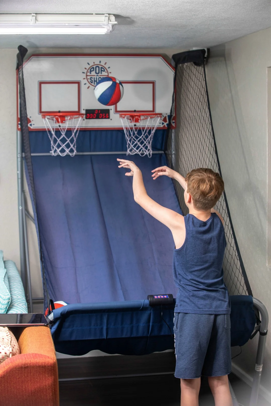 The basketball in the kids club at the Sea Breeze Beach House was great fun for the older kids; loved it! #barbados #caribbean
