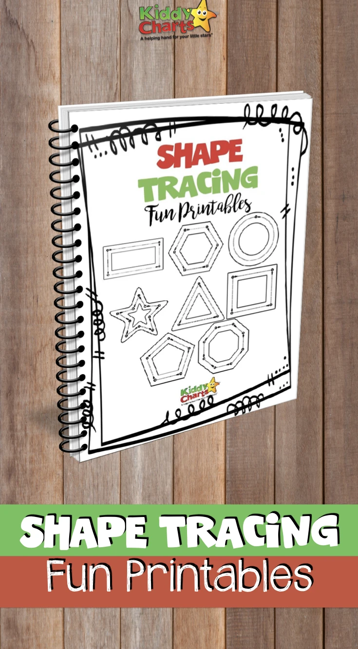Shape tracing for kids is great for developing skills to aid writing - check these out! #tracing #writing #homeschooling