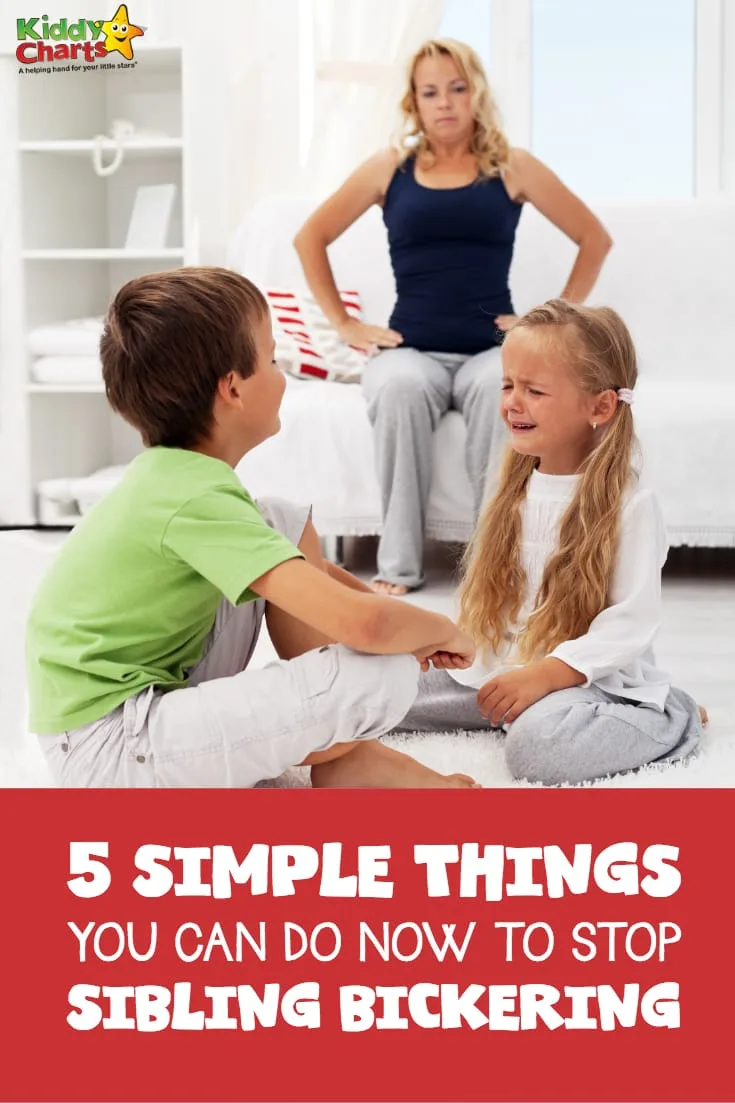 5 simple things you can do NOW to stop sibling bickering