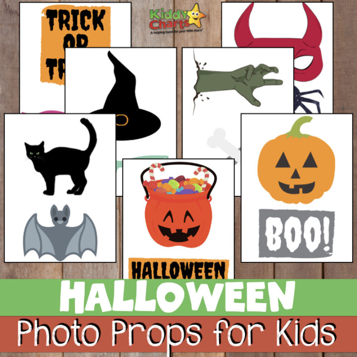 Are you looking for Halloween photo props, or some Halloween party decorations - then we've got some free ones just for you! #halloween #printables #kids #photography #photos
