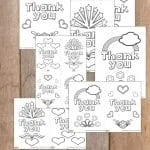 We have some amazing thank you cards for you to download. Go on - do it now #thankyou #kids #printables #free