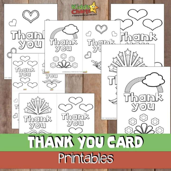 We have some amazing thank you cards for you to download. Go on - do it now #thankyou #kids #printables #free