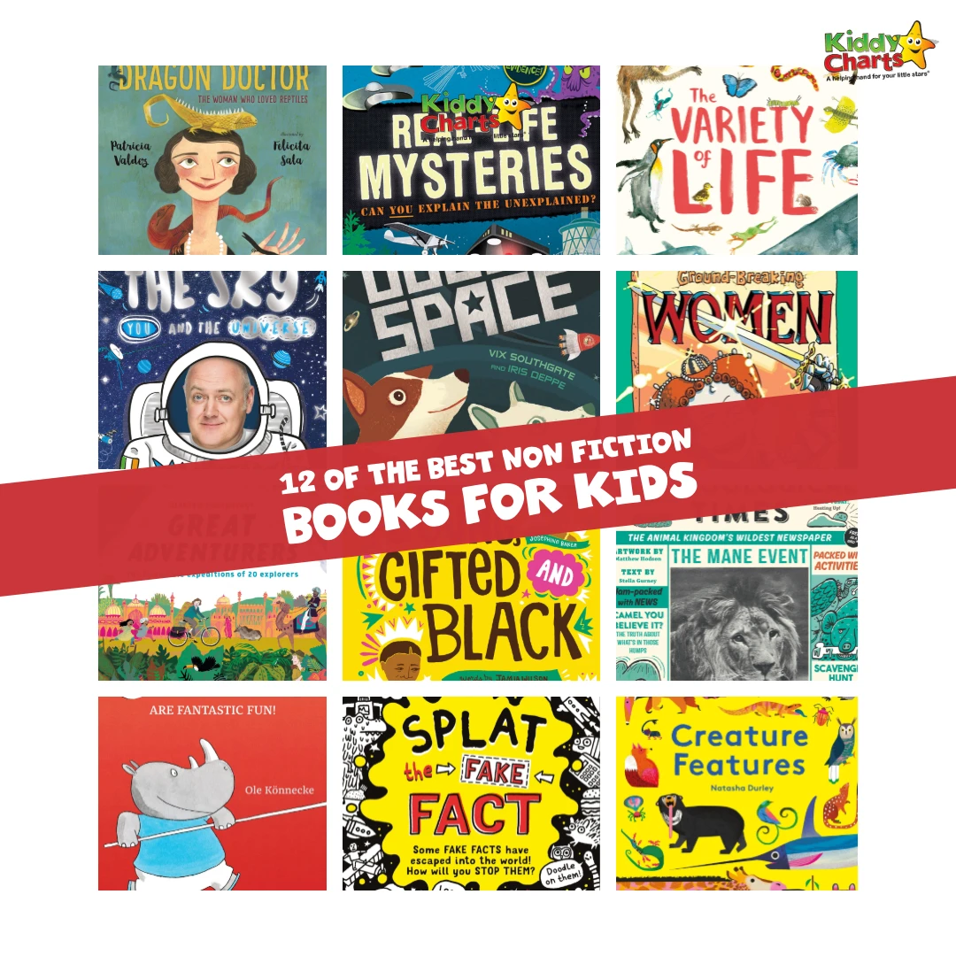 We've got 12 of the best non fiction books for kids - check them out and inspire your your readers TODAY! Non fiction books help to get kids reading. #reading #books #kids #nonfiction