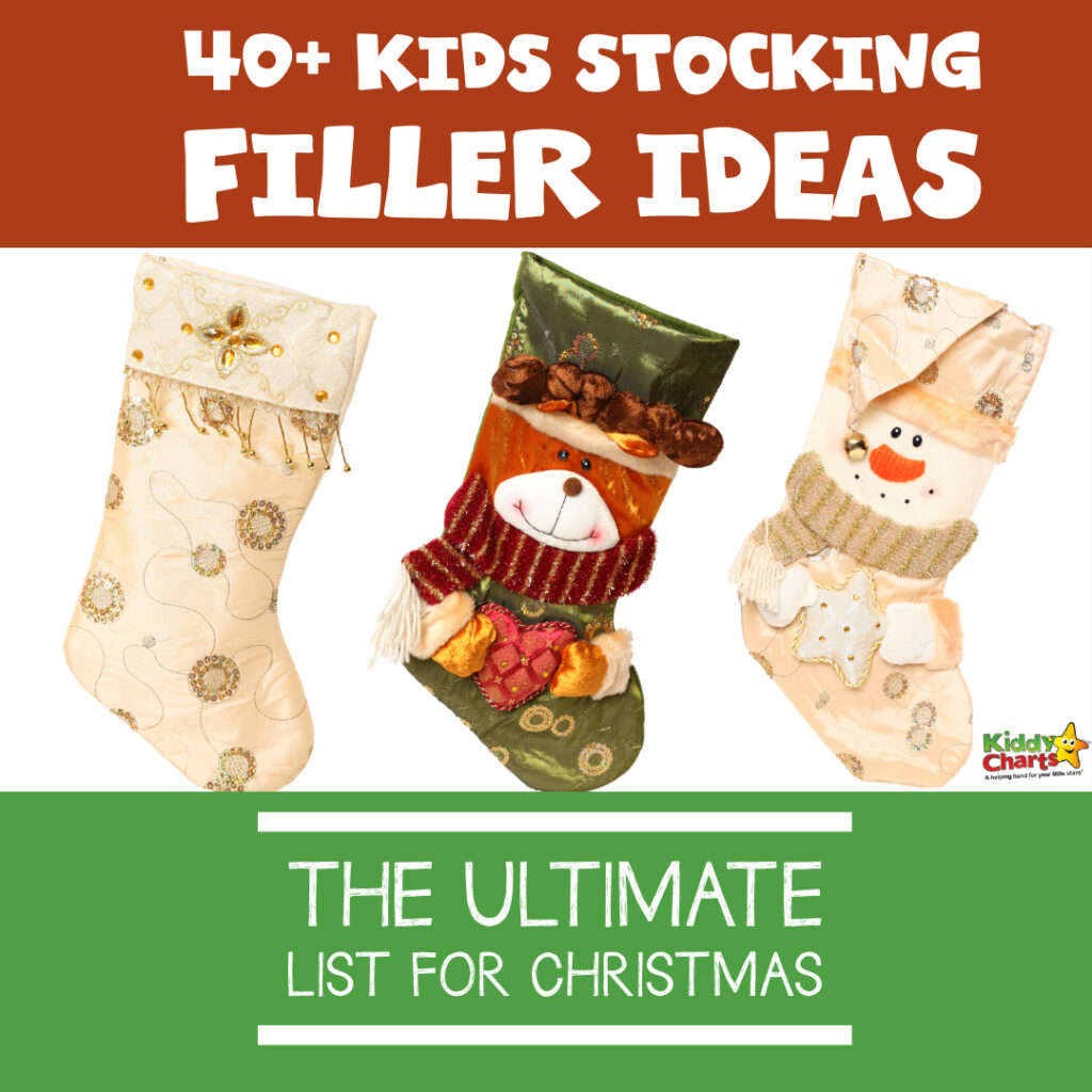over 40 kids stocking filler ideas for you - what more do you need. Check them all out and make the kids smile this Christmas! #Christmas #ChristmasStockings #ChristmasGifts