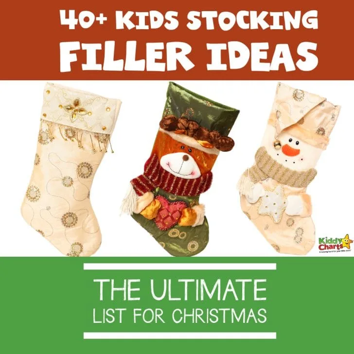 over 40 kids stocking filler ideas for you - what more do you need. Check them all out and make the kids smile this Christmas! #Christmas #ChristmasStockings #ChristmasGifts