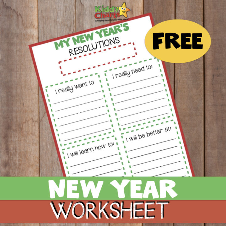 Making New Years Resolutions? Then we've got a fabulous free printable for you and the kids so you can put it in writing and stick with it. Check it out now! #newyears #motivation #newyearsresolution