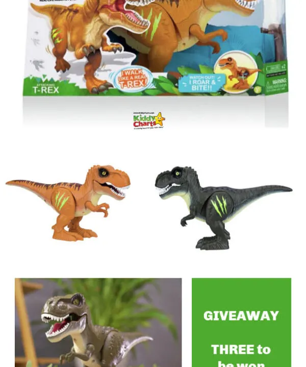 Robo Alive Dino is the new robo toy on the block from ZURU. We've got three to give away, so come in and enter now! #giveaways #toys #kids