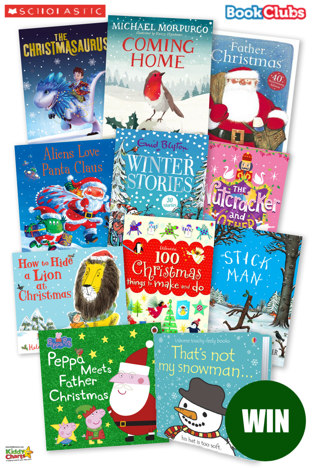 Win £75 of fabulous books from Scholastic - and visit the site for more great giveaways too! #giveaways #win #books #reading