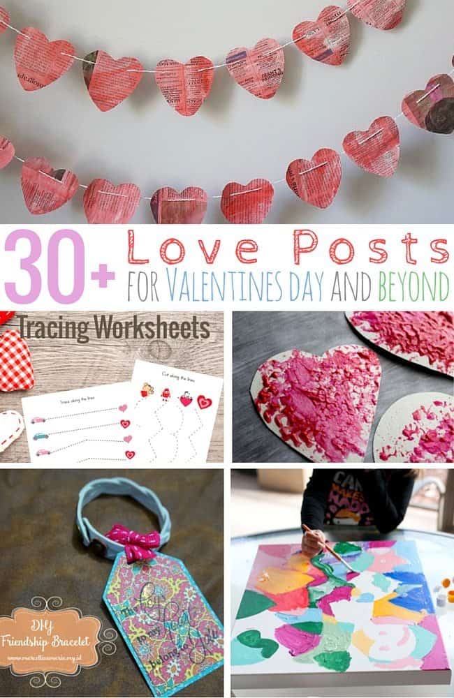 We have a whole collection of Valentines ideas for Valentines Day for you; from printables, to activity sheets, there is something for everyone.