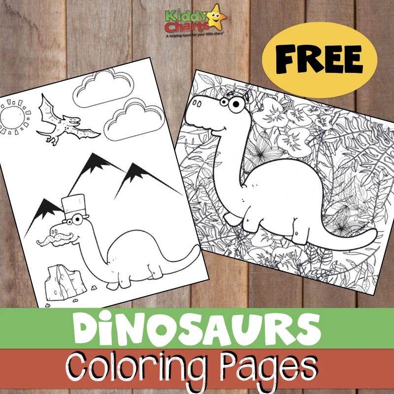 Looking for Dinosaur coloring pages - we've got them for adults and kids. Come on over and check them out! #coloringpages #adultcoloring #kidscoloring #dinosaurs