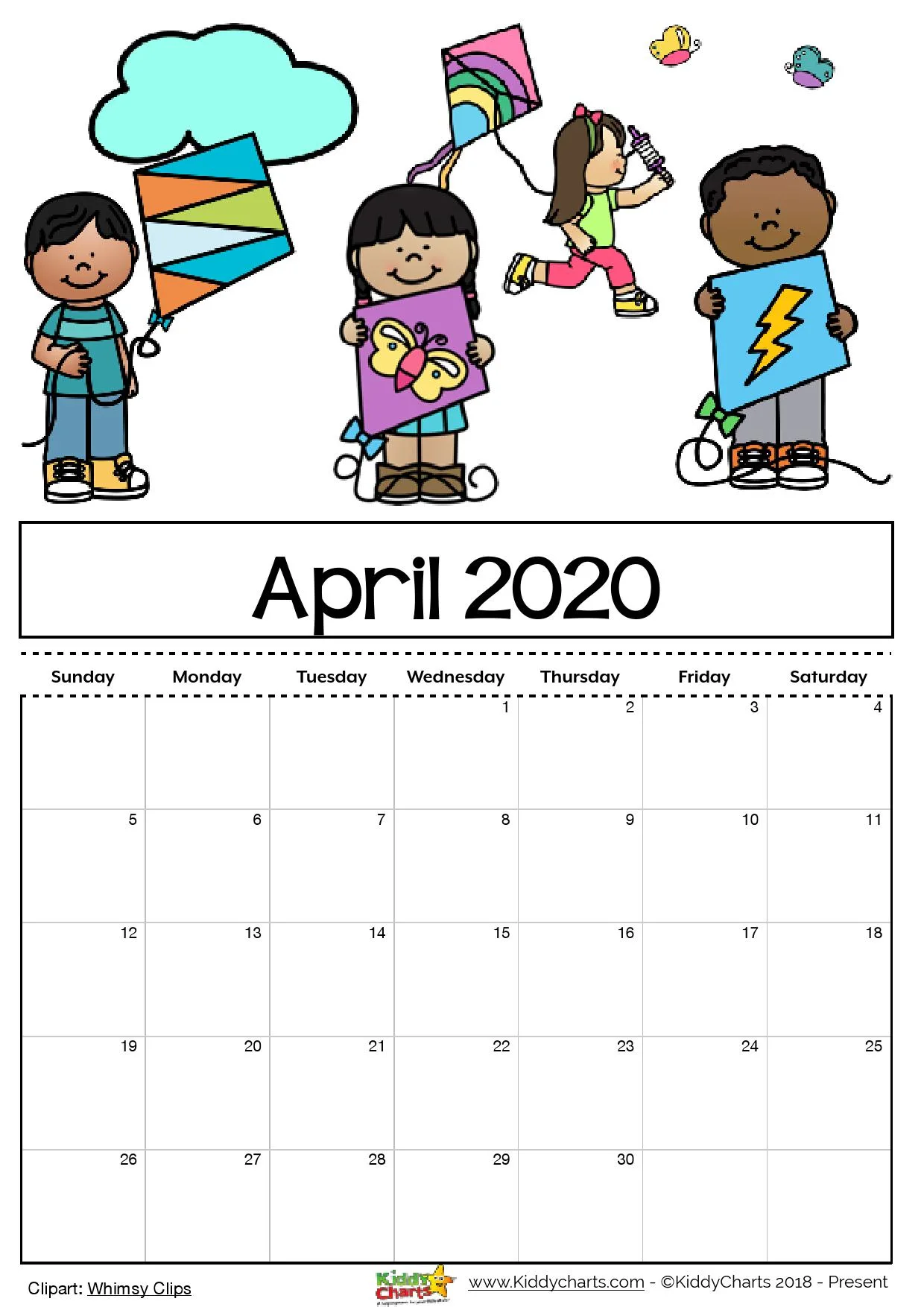 Looking for a free printable 2020 calendar? Then we've got it for you - come take a look now! #calendar2020 #printables #kidsprintables #calendars #kids