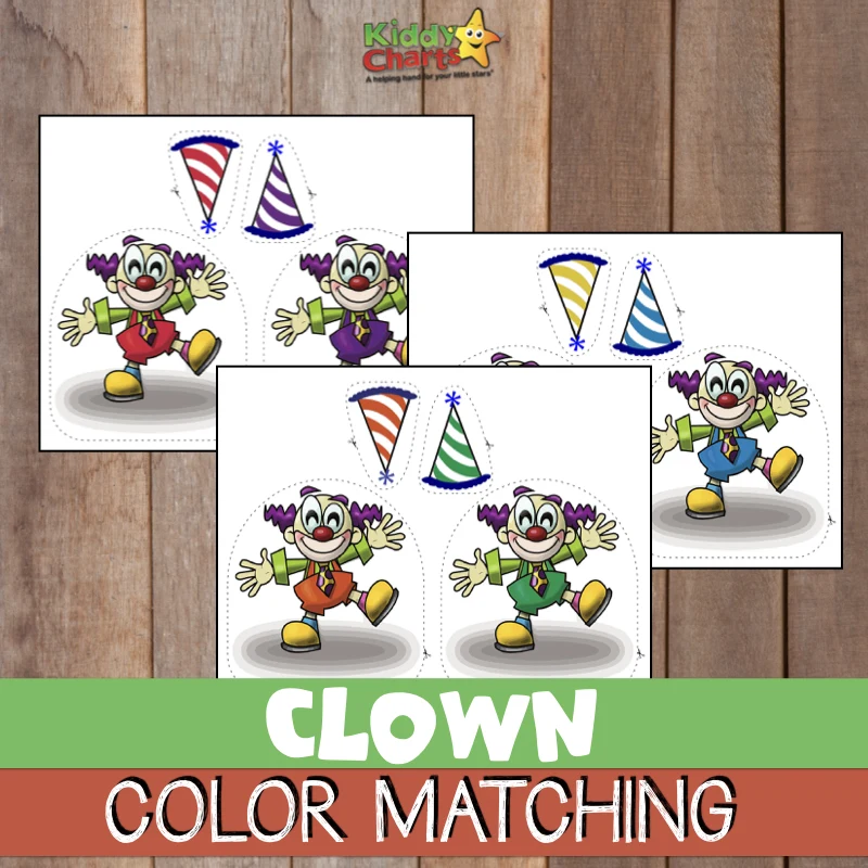 We have a great game to help kids with learning colours - a clown colour matching game. Why not pop over and download now - it's free! #colours #colors #learningcolors #learningcolours #learning #nursery #preschool #clowns