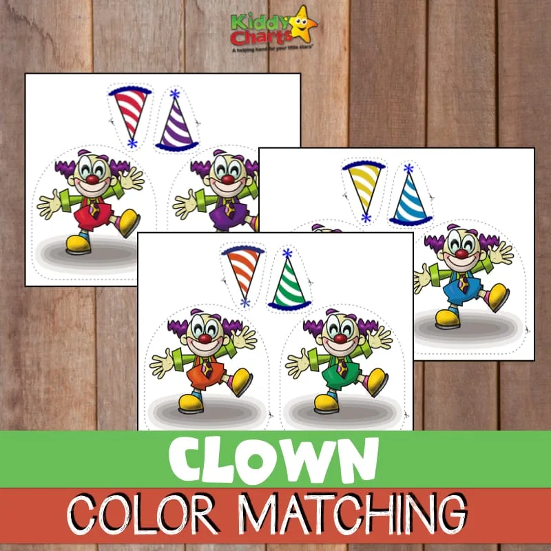 We have a great game to help kids with learning colours - a clown colour matching game. Why not pop over and download now - it's free! #colours #colors #learningcolors #learningcolours #learning #nursery #preschool #clowns